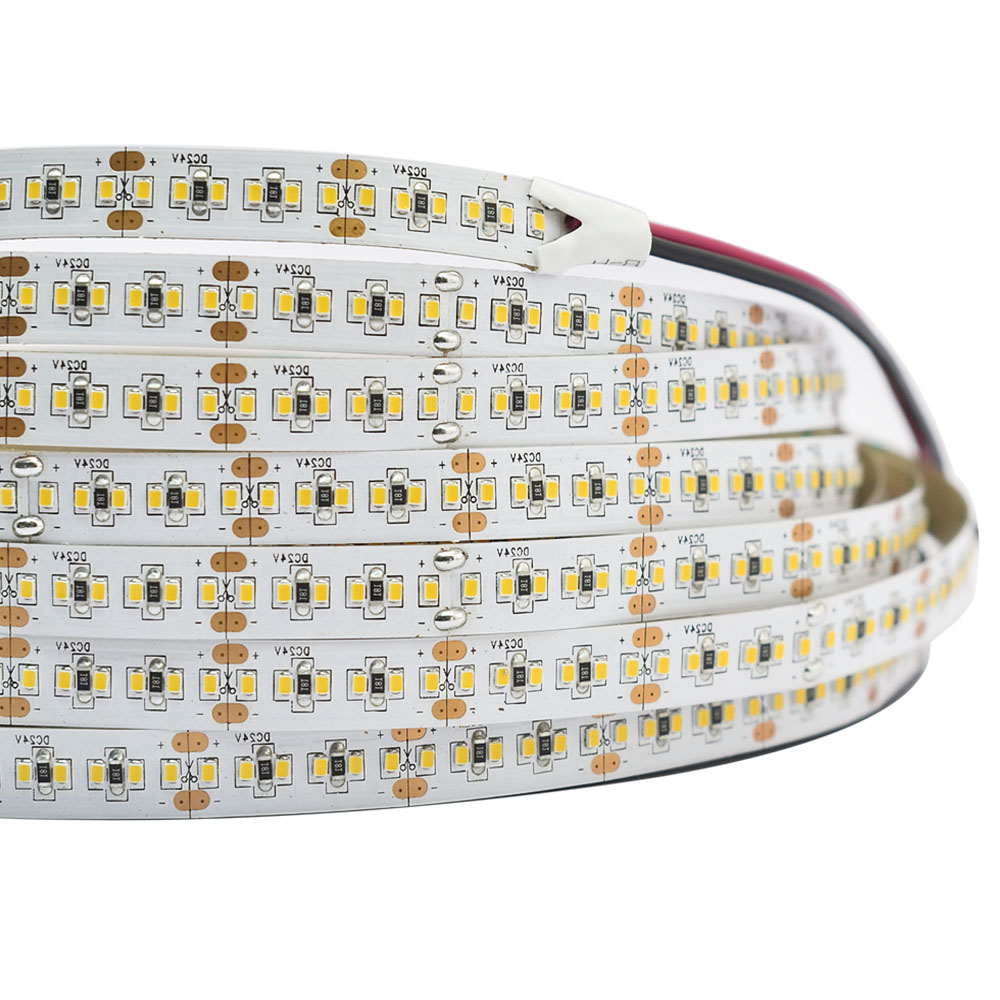 High CRI 95 SMD2216 240LEDs/M White LED Strip Light - DC24V - Flexible LED Tape Light